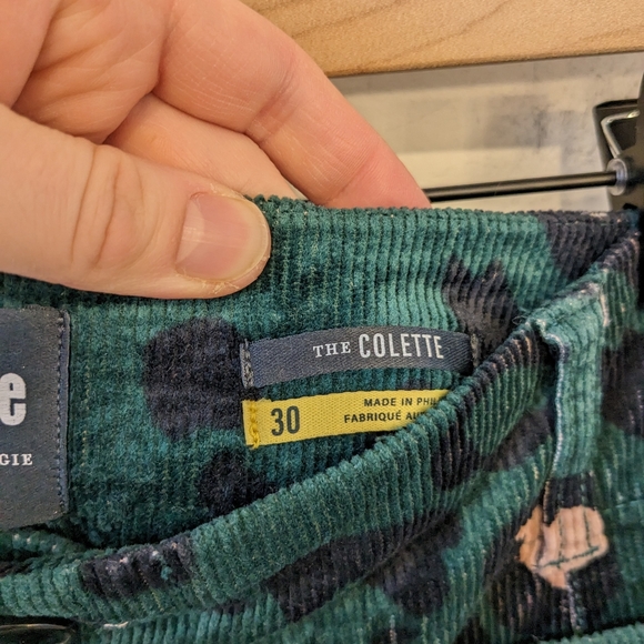 Fun Cheeta Print Anthropology Maeve Collette Pants - Picture 7 of 9